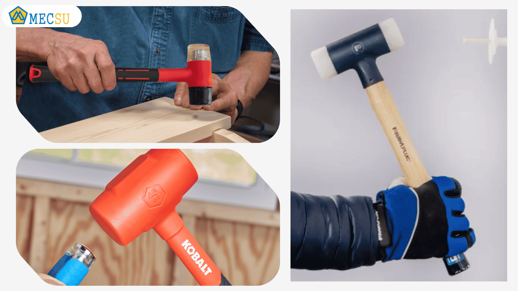 Ứng dụng búa nhựa trong công việc